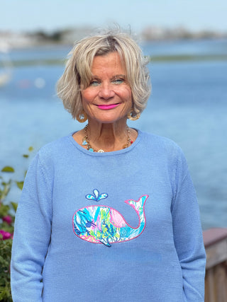 BEACH CLUB PERRI WHALE SWEATER LULU-B