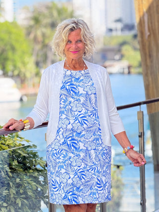 LULU B HIBISCUS COAST SHIFT DRESS LULU-B