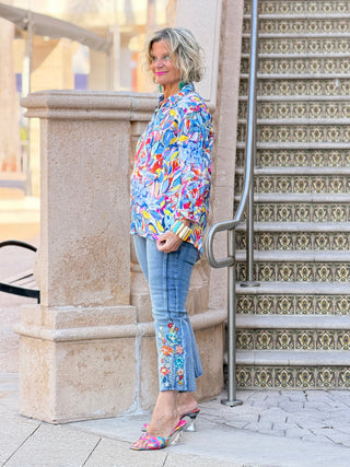 Ethyl Come To My Garden Jean - Luminosity ETHYL JEANS