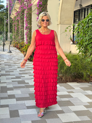 LULU-B CRIMSON RED CHA CHA MAXI