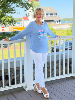 BEACH CLUB PERRI CRAB SWEATER LULU-B