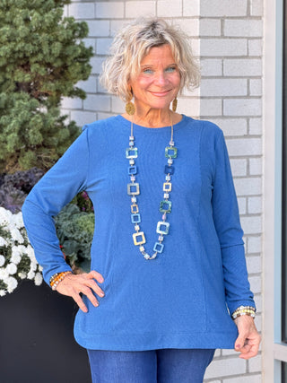 AUTUMN BLUE STYLING TOP Cathys Place
