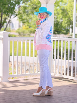 COTTON CANDY COAST LINEN JACKET Cathys Place