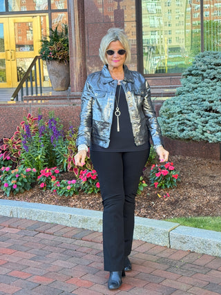 Black Metallic Jacket