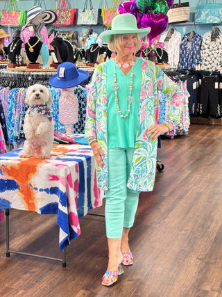 LULU-B CONTEMPORARY SEAFOAM CAPRI