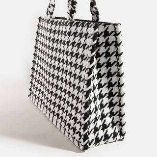 Houndstooth Tote Bag