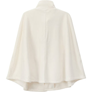 Ivory  Womens Cape Poncho Coat
