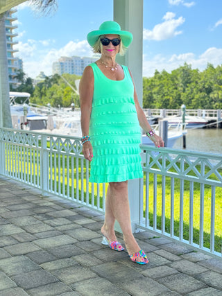 LIGHT GREEN CHA CHA MAXI DRESS