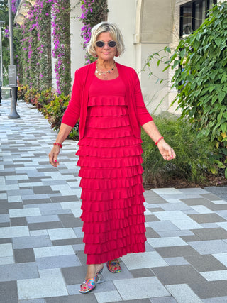 LULU-B CRIMSON RED CHA CHA MAXI