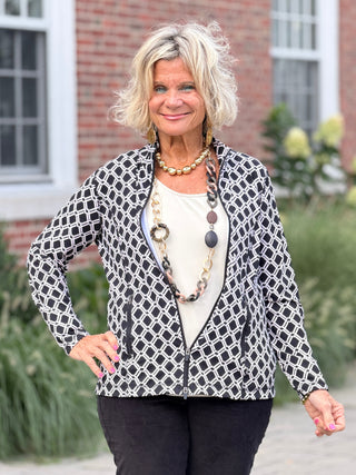 LULU B NEW FULL ZIPPER JACKET BEIGE LULU-B