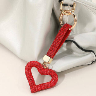 Bling Studded Heart Keychain / Bag Charm Sensibling Corp.