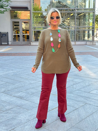 Ethyl Soft Pocket Sweater - Foster