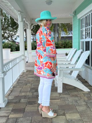 KEY WEST MANGO TROPICS BEACH COVER -UP