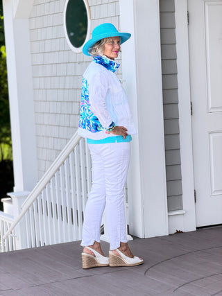 CAPE COD BREEZE LINEN JACKET TANGO MANGO