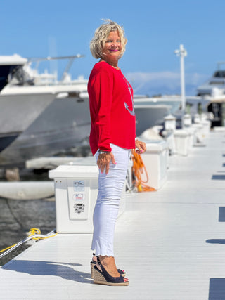 NAUTICAL STRIPE SWEATER LULU b