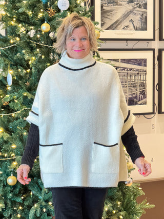 Black and White Turtle Sweater