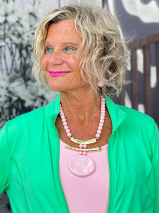 BLUSH STATMENT NECKLACE Cathys Place