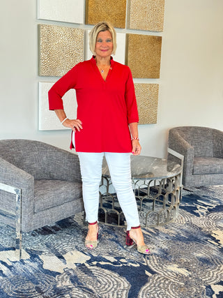 LULU-B RED TUNIC
