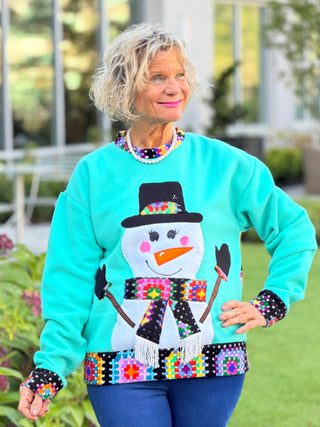 SNOWMAN TOP Cathys Place