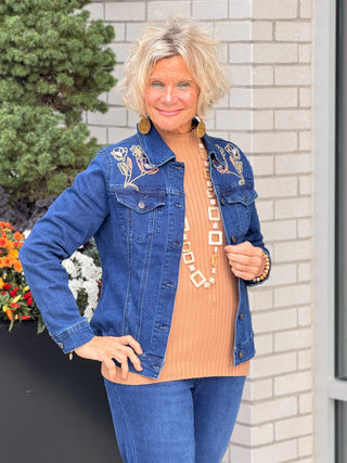 ETHYL FLOWER EMBROIDERED JEAN ETHYL JEANS