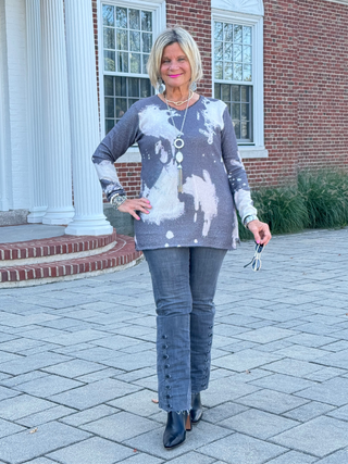 SHADES OF GRAY SWEATER