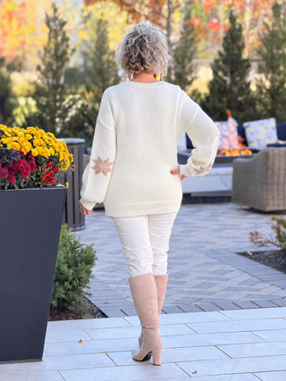 Christmas Snowflake Crewneck Sweater PRE-ORDER NOV 10-15 CATHYS PLACE