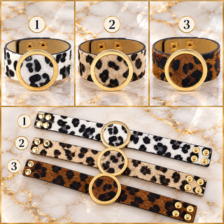 LEOPARD STLYONG SNAP BRACEELT Cathys Place