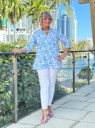 LULU B CORAL BREEZE TUNIC
