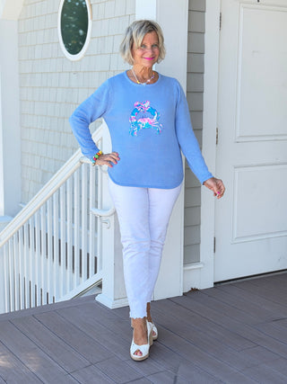 BEACH CLUB PERRI CRAB SWEATER LULU-B