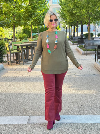 Ethyl Soft Pocket Sweater - Foster