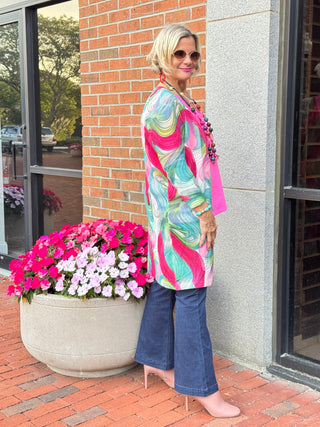 Ethyl Classic Long Length Cardi - KAMAS
