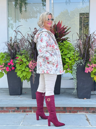 Women's New Englander® Floral Printed Rain Jacket