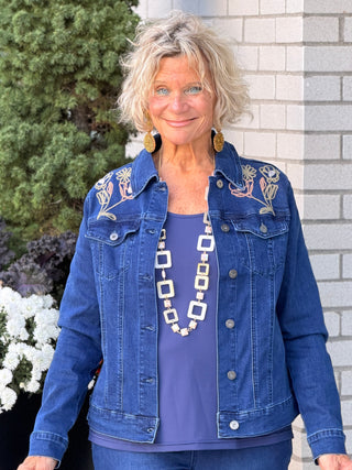 ETHYL FLOWER EMBROIDERED JEAN ETHYL JEANS