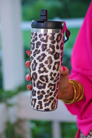 Safari Chic Travel Tumbler