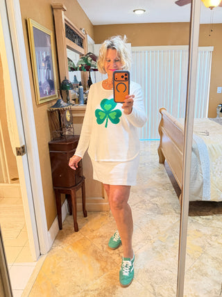 LULU-B CLEAR TURQ SKORT LULU b