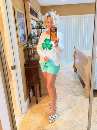 LULU-B CLEAR TURQ SKORT LULU b