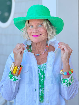 HARBOR  LIGHTS SAILBOAT GREEN MAXI DRESS TANGO MANGO