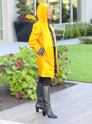 YELLOW POKA DOT POSH RAINCOAT Cathys Place