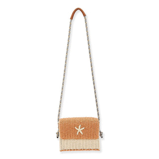 Orange, Paper Straw Crossbody | CE6403 B Headwear & Handbag Collections by Sun 'N' Sand