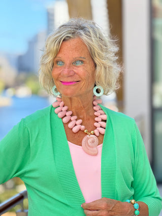 Frosty Pink Shell Statement Cathys Place