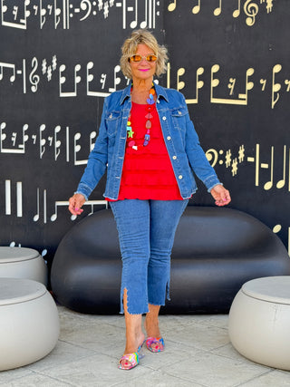 Ethyl Eyelet Elegance Jacket - Edison