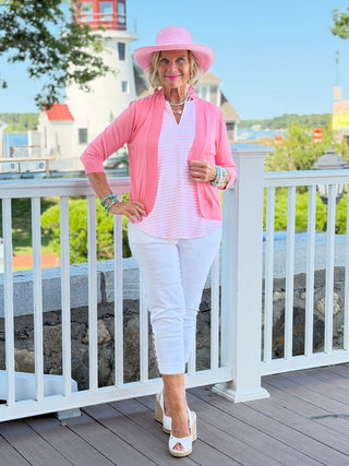 DOCKSIDE PRETTY PINK TANK LULU-B