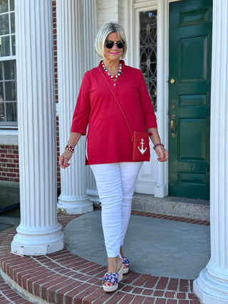 LULU-B RED TUNIC