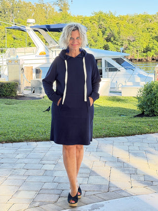 Lulu b kangaroo Navy scuba dress LULU-B