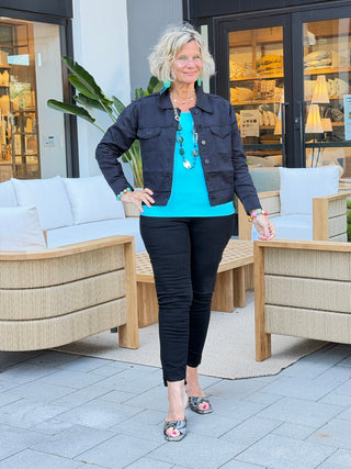 LINEN RIVER CRUISE DEISGNER JACKET Cathys Place