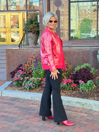 Red Metallic Jacket