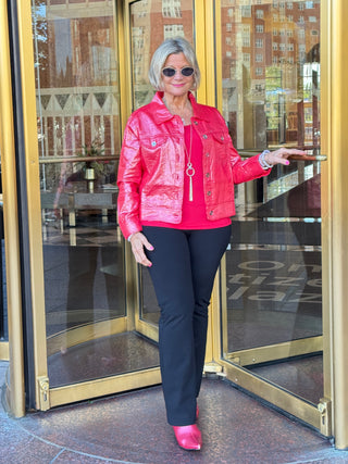 Red Metallic Jacket