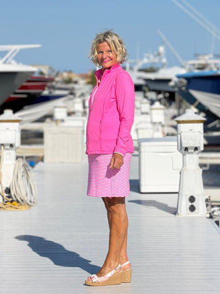 MARINA PINK STRIPE SKORT LULU b