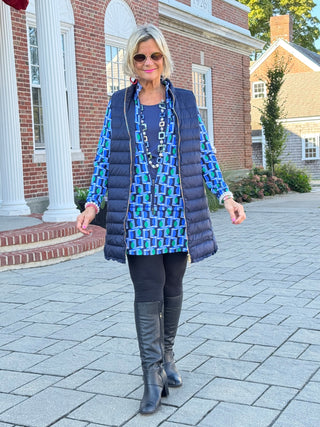 Lulu B Seaport Geo Full Zipper Jacket LULU-B