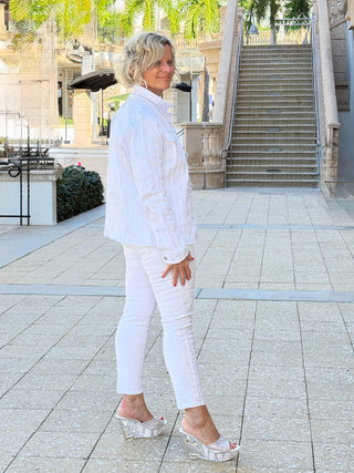 ETHYL WHITE STARLIGHT BLING JACKET - Cathys Place